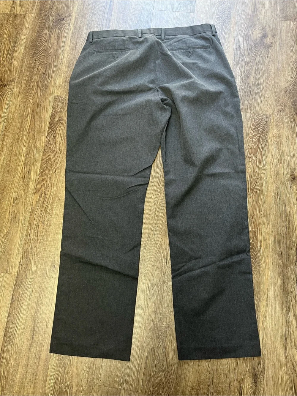 Banana Republic Men's size 36 x 32 Charcoal Straight dress pants